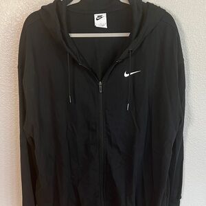 Nike Black Zip-Up Hoodie